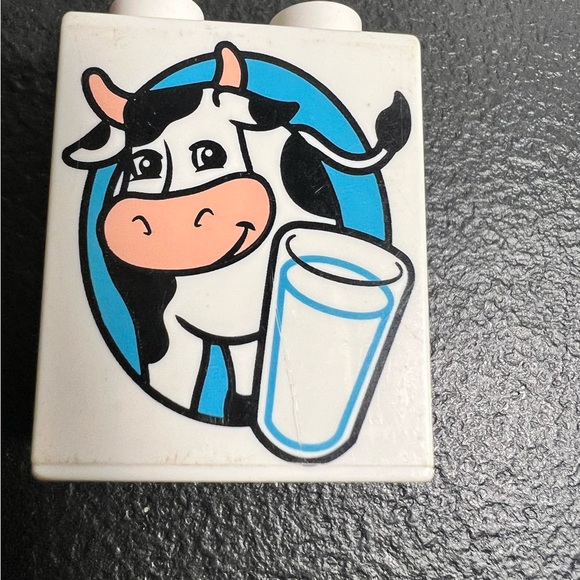 Lego Duplo Cow Milk Cup Block - Picture 7 of 7